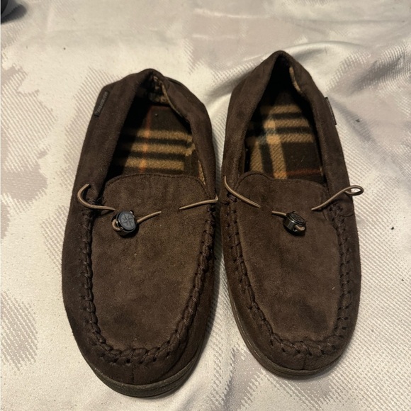 Men’s classic brown slippers, super comfy. Size9-10 - Picture 1 of 10